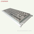Keyboard Logam Baja Tahan Karat Industri